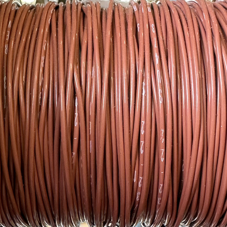 22 AWG Brown Tefzel Wire M22759/32-22-1 (spool)