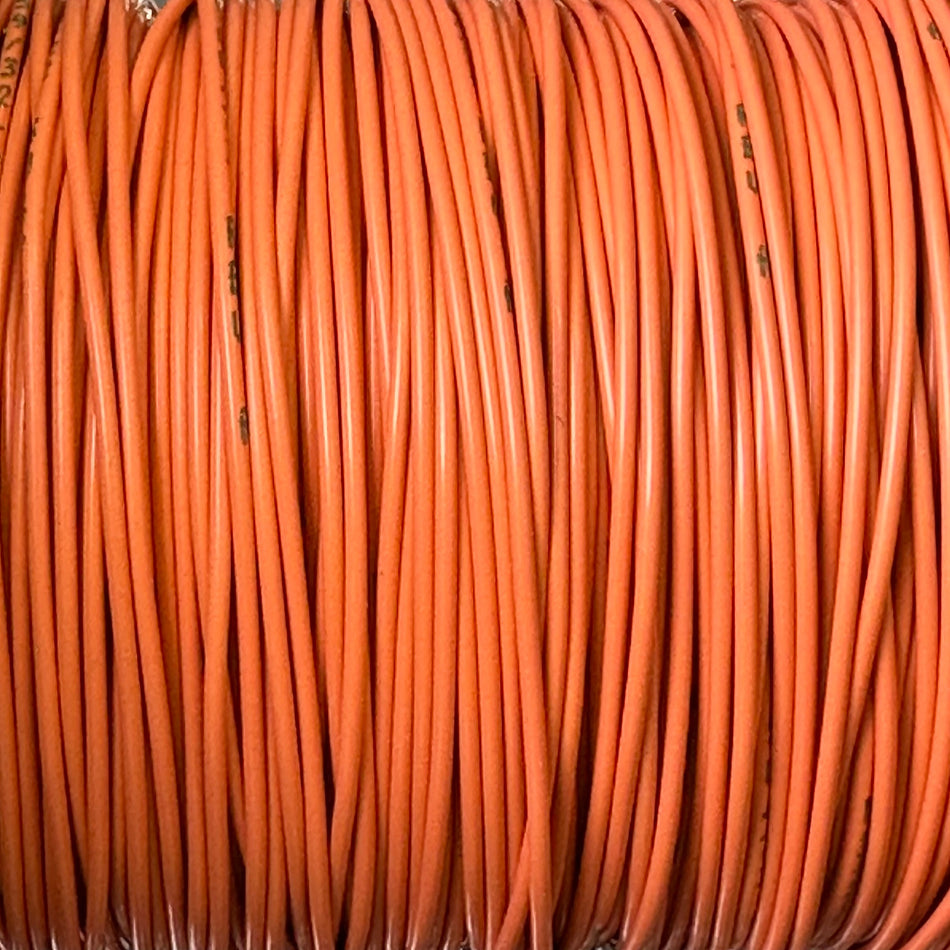 22 AWG Orange Tefzel Wire M22759/32-22-3 (spool)