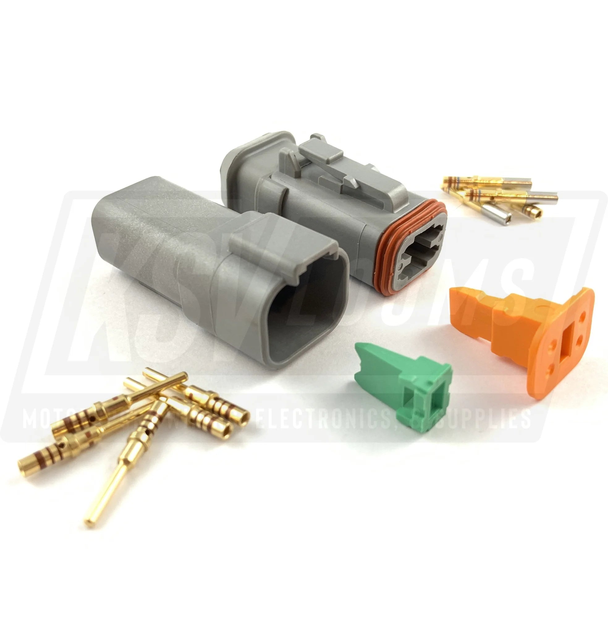 10 Conector Deutsch Dt06-4s / Dt04-4p Macho E Fêmea 4 Vias | Frete Grátis - Foto 3