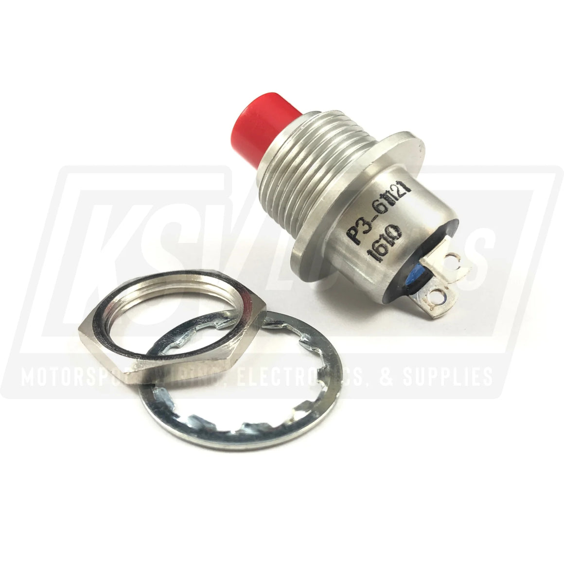 Otto Red Momentary Push Button Switch (4Lb Pressure) P3-61121