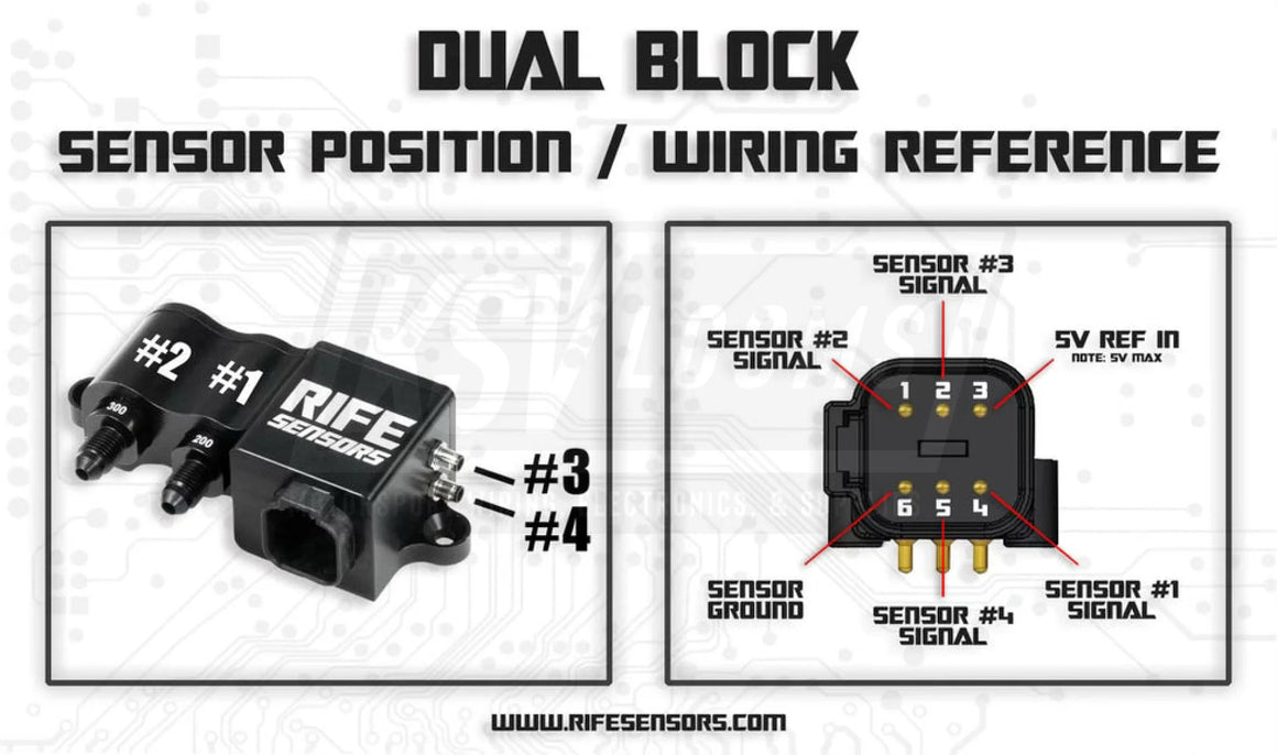 Rife Transmission Dual Pressure Sensor/ Temp Sensor Kit