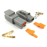 Mated Deutsch DTM 2-Way Connector Kit (24-20 AWG)