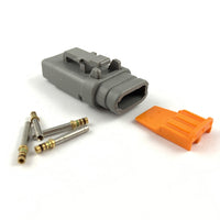Deutsch DTM 3-Way Socket Plug Connector Kit (24-20 AWG)