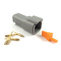 Deutsch DTM 4-Way Pin Receptacle Connector Kit (24-20 AWG)
