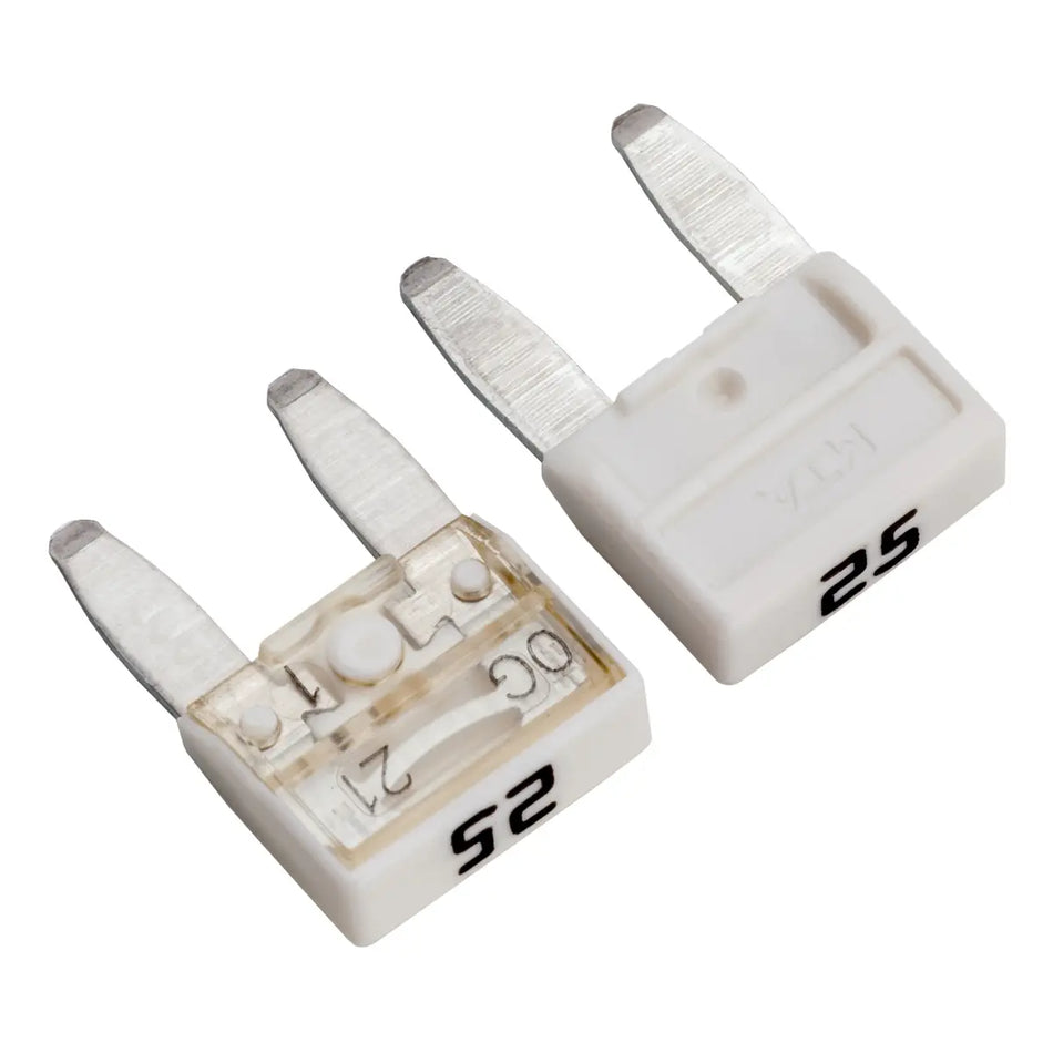 25 AMP MINIVAL ATM BLADE FUSE