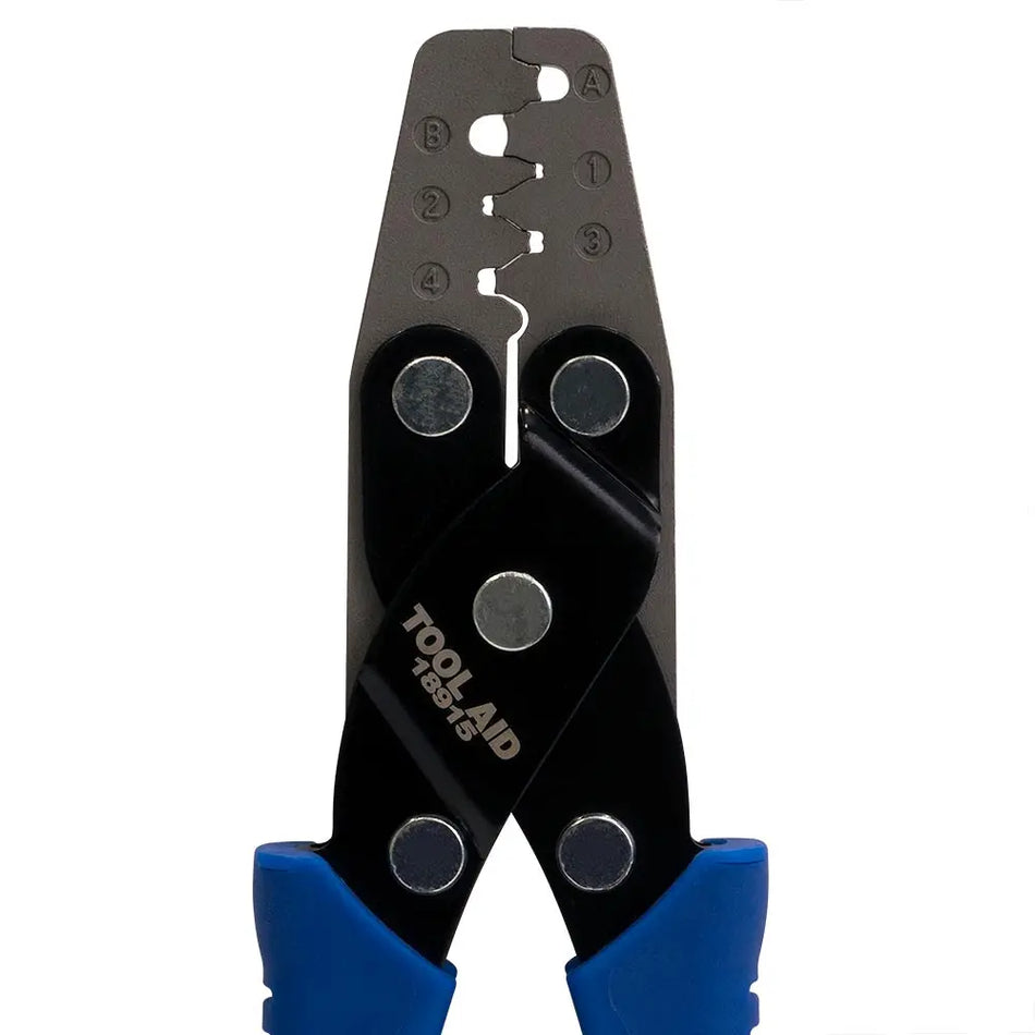 S&G Tool Aid 18915 Open Barrel Terminal Crimp Tool 22-12 AWG