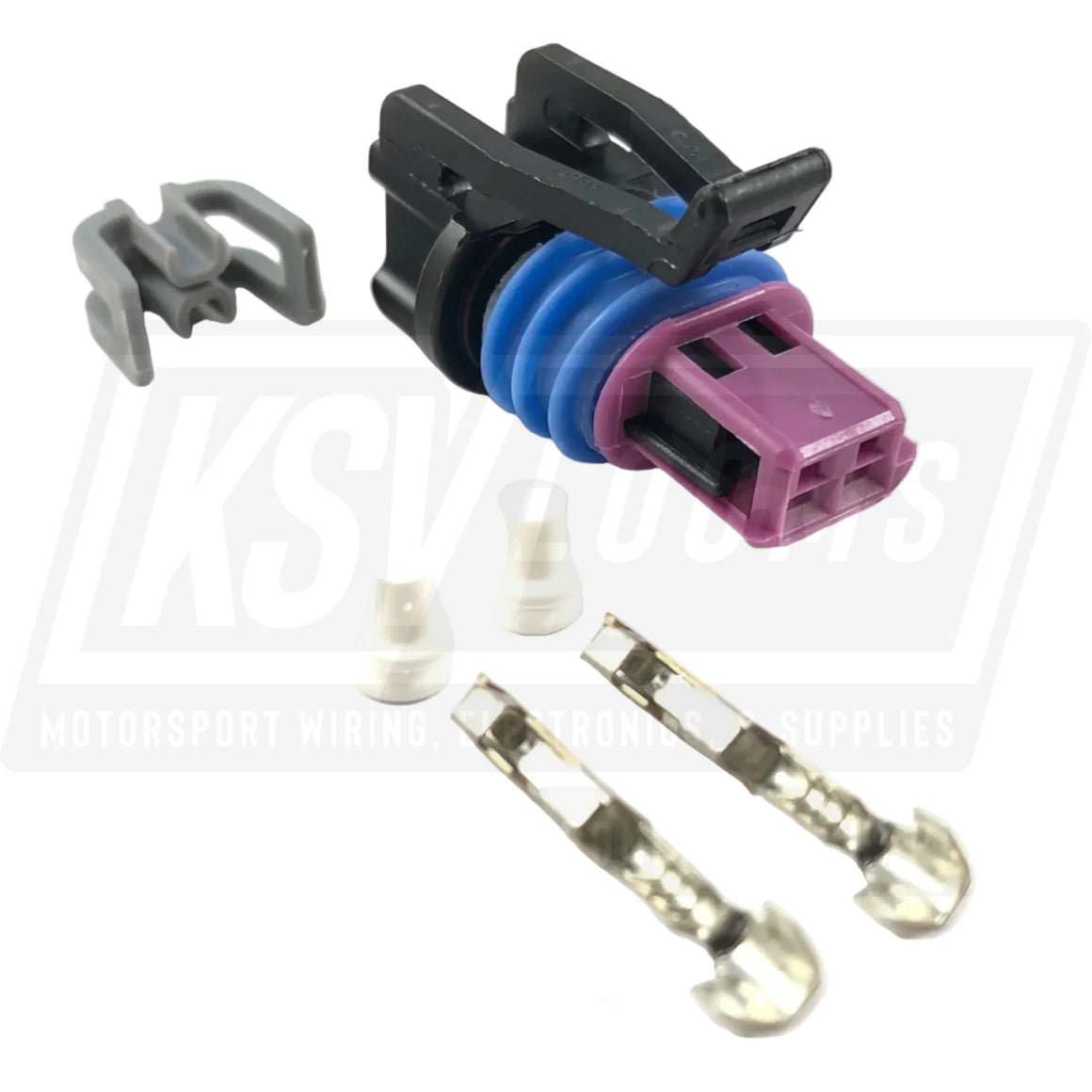 2-Way Connector Kit Aptiv (Delphi) GT150 Fluid Temperature Sensor (22-20 AWG)
