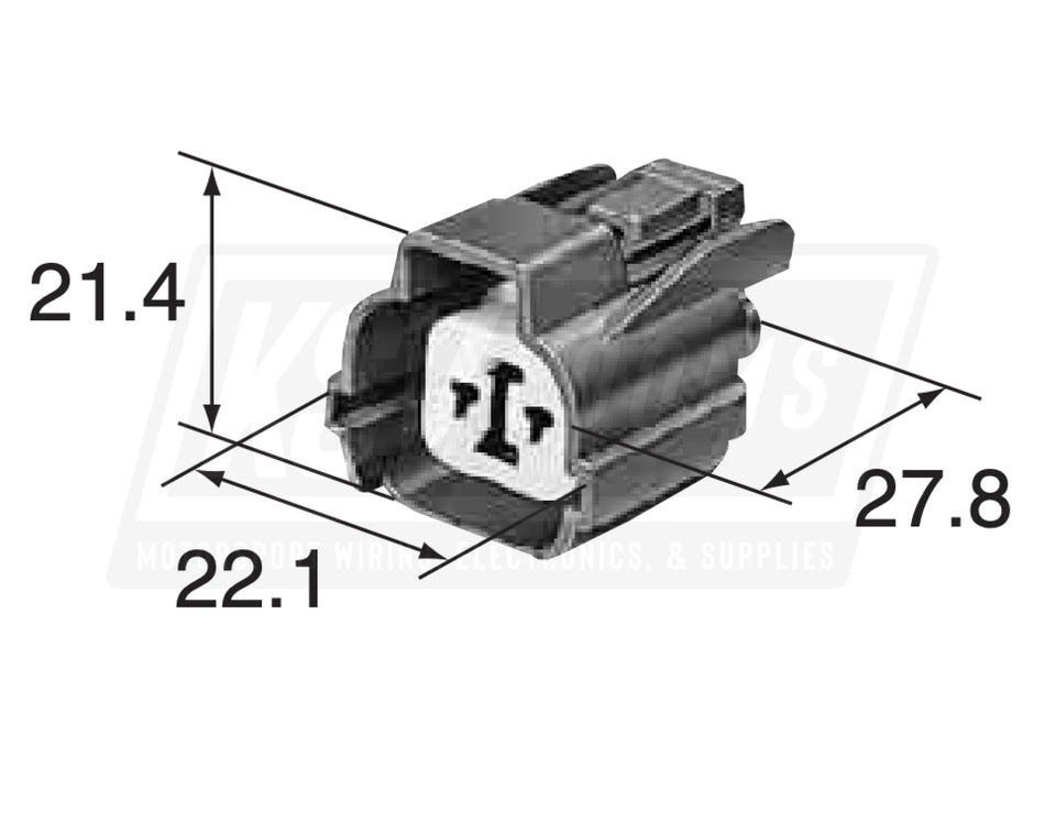 2-Way Connector Kit Sumitomo 6189-0129 HW Sealed Series (22-16 AWG)