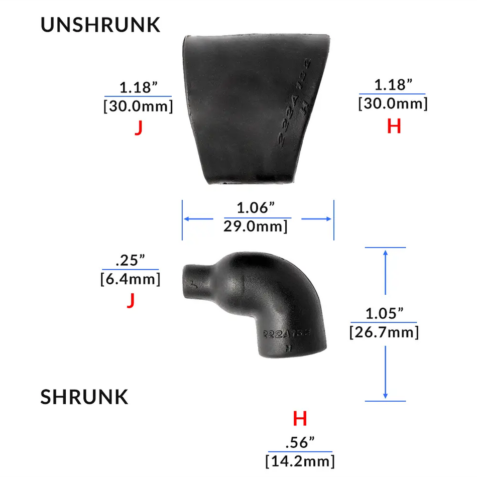222A132-25-0 Raychem/TE Connectivity Shrink Boot