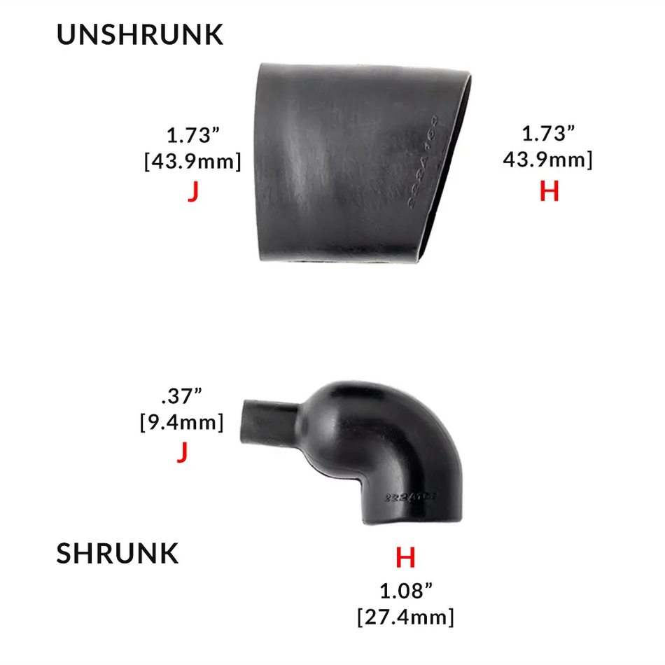 222A163-25-0 Raychem/TE Connectivity Shrink Boot