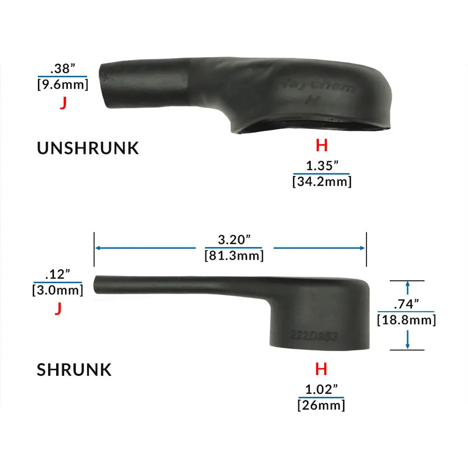 222D953-25-0 Raychem/TE Connectivity Shrink Boot