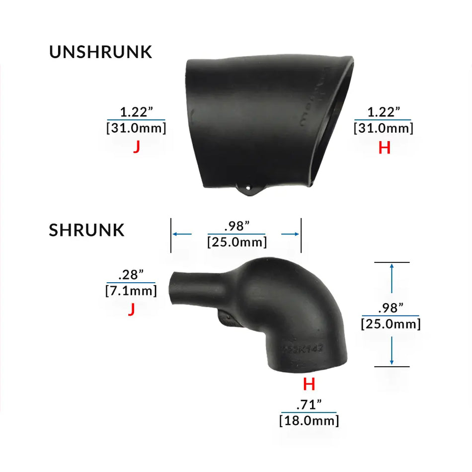 222K142-25-0 Raychem/TE Connectivity Shrink Boot