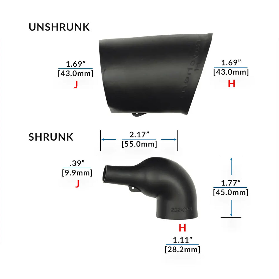 222K163-25-0 Raychem/TE Connectivity Shrink Boot