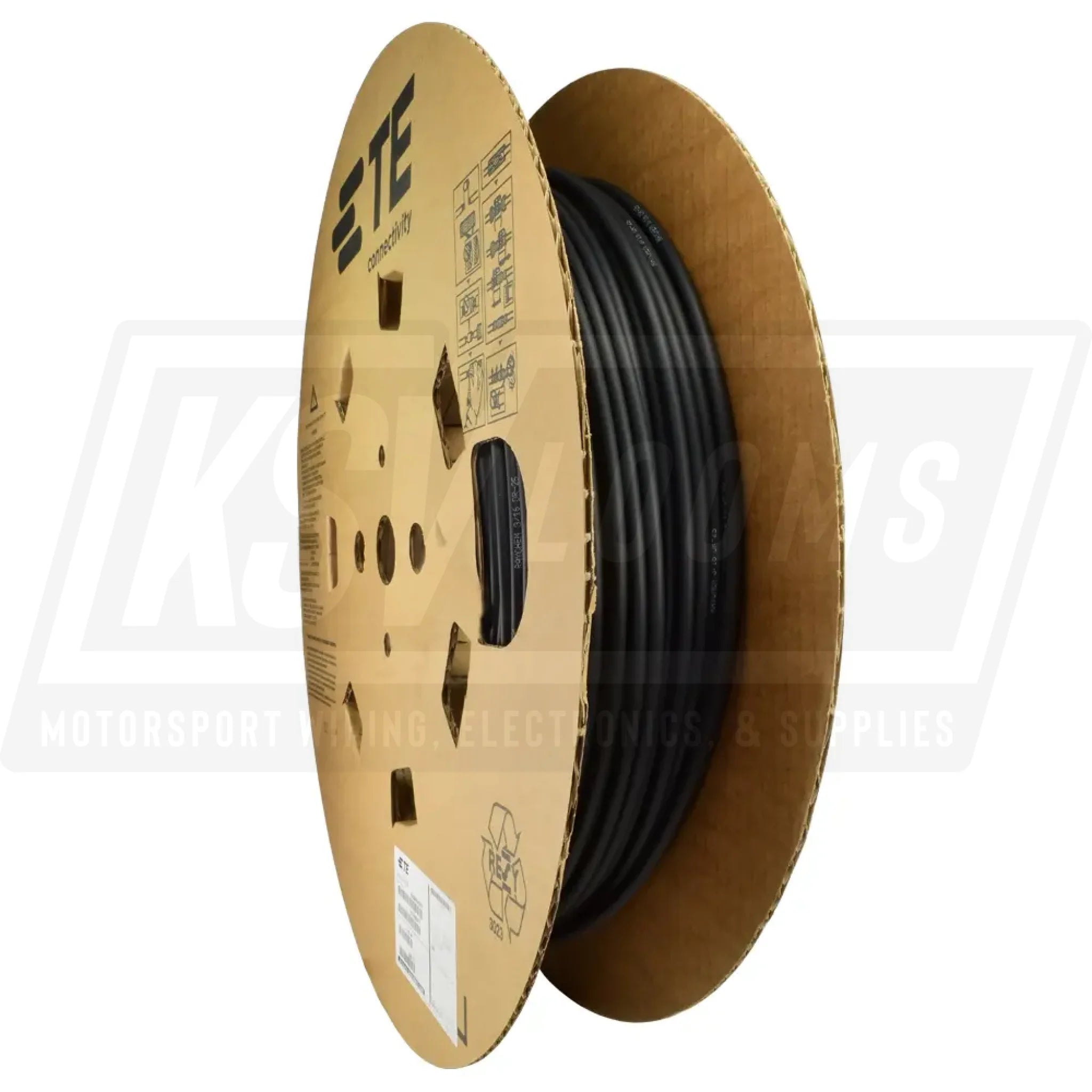 3/16’’ Raychem DR-25 (White Label) Heat Shrink Tubing (per foot)