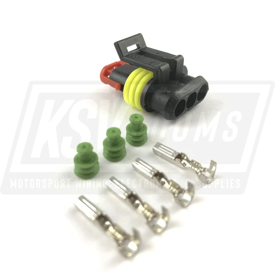3-Way Connector Kit For Cummins Diesel Turbo Speed Sensor (22-20 Awg)