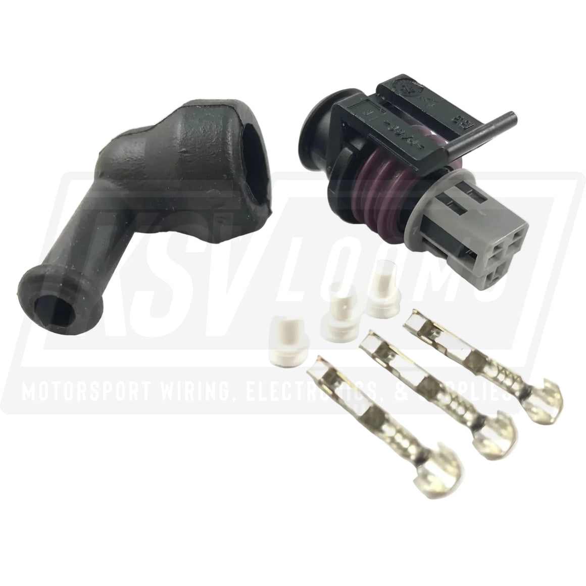 3-Way Connector Kit w/ Boot Aptiv (Delphi) GT150 Pressure Sensor (22-20 AWG)