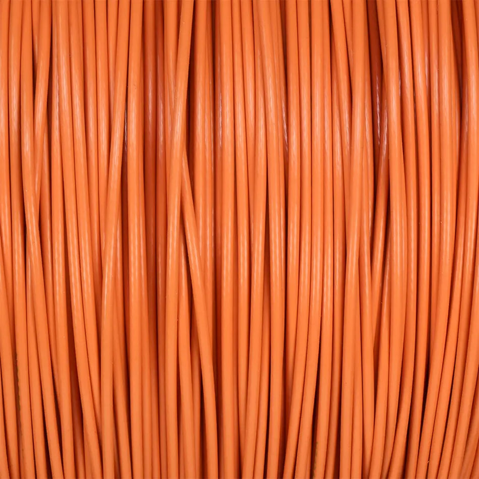 14 AWG Orange Tefzel Wire M22759/32-14-3