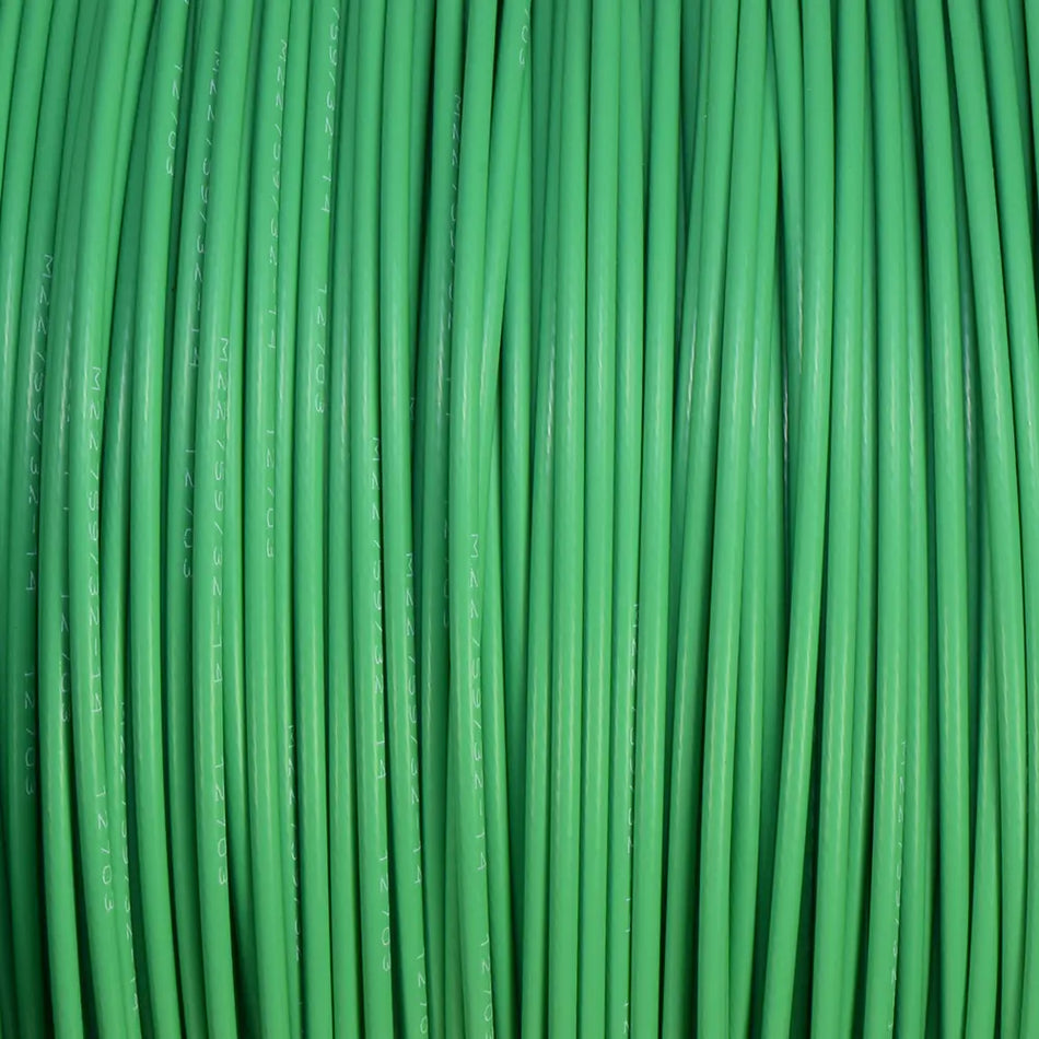 14 AWG Green Tefzel Wire M22759/32-14-5
