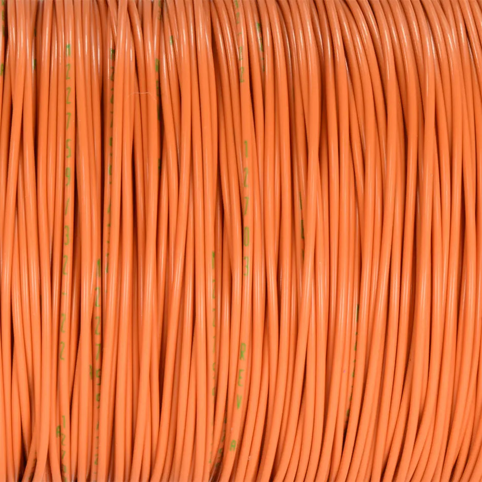 22 AWG Orange Tefzel Wire M22759/32-22-3