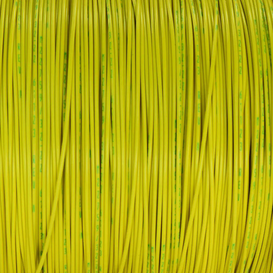 22 AWG Yellow Tefzel Wire M22759/32-22-4