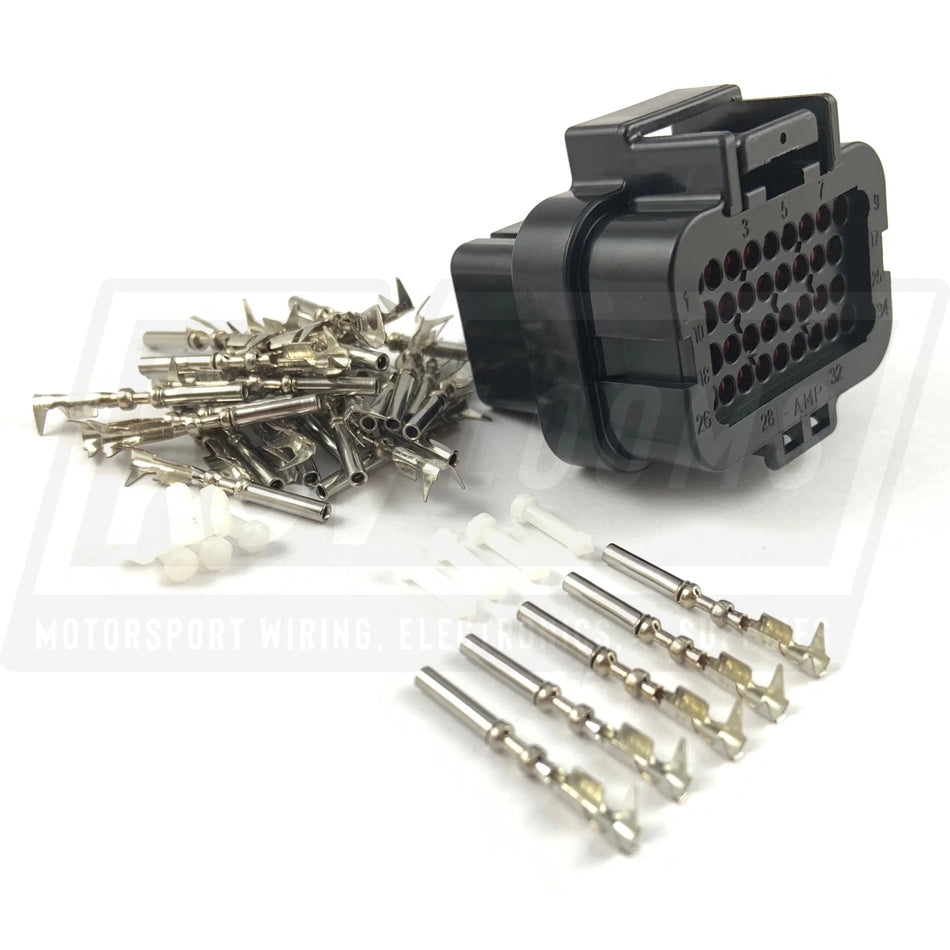 34-Way Connector Kit For Motec Pdm15 Pdm30 A (24-20 Awg)