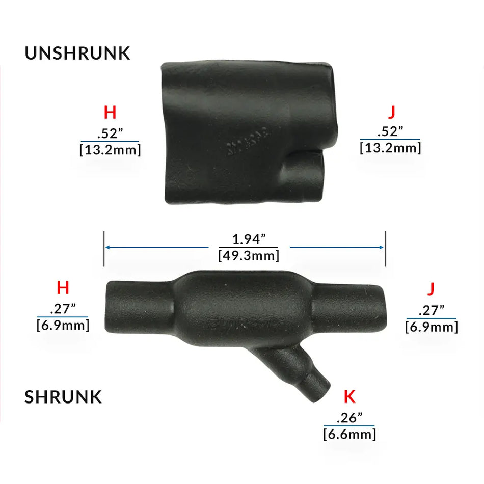 342A012-25-0 Raychem/TE Connectivity Shrink Boot