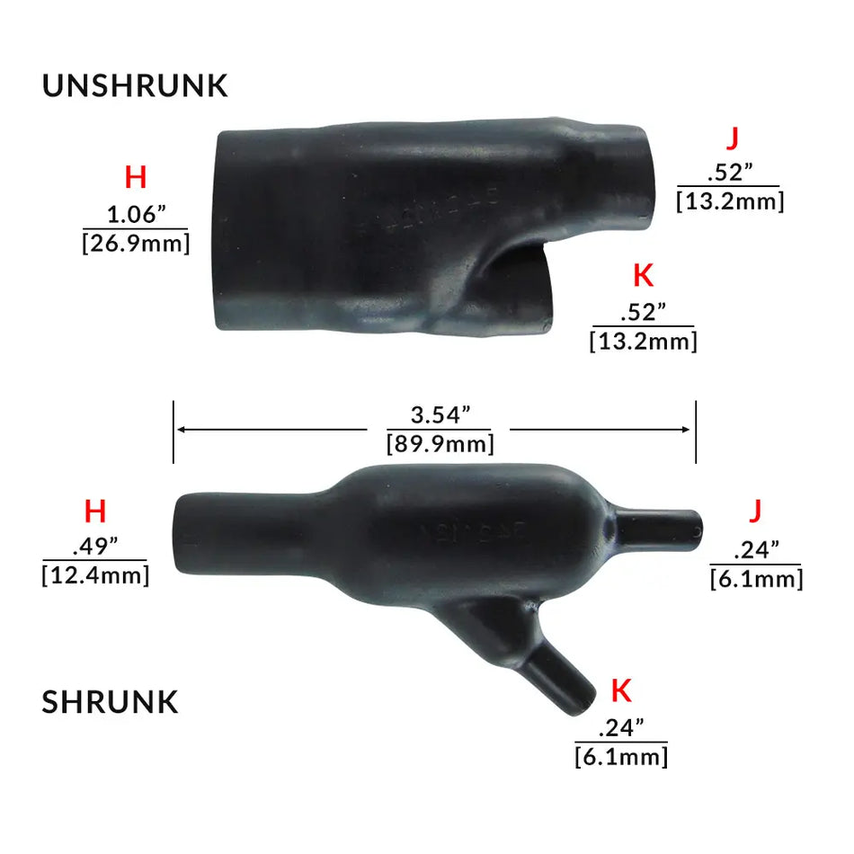 342A124-25-0 Raychem/TE Connectivity Shrink Boot