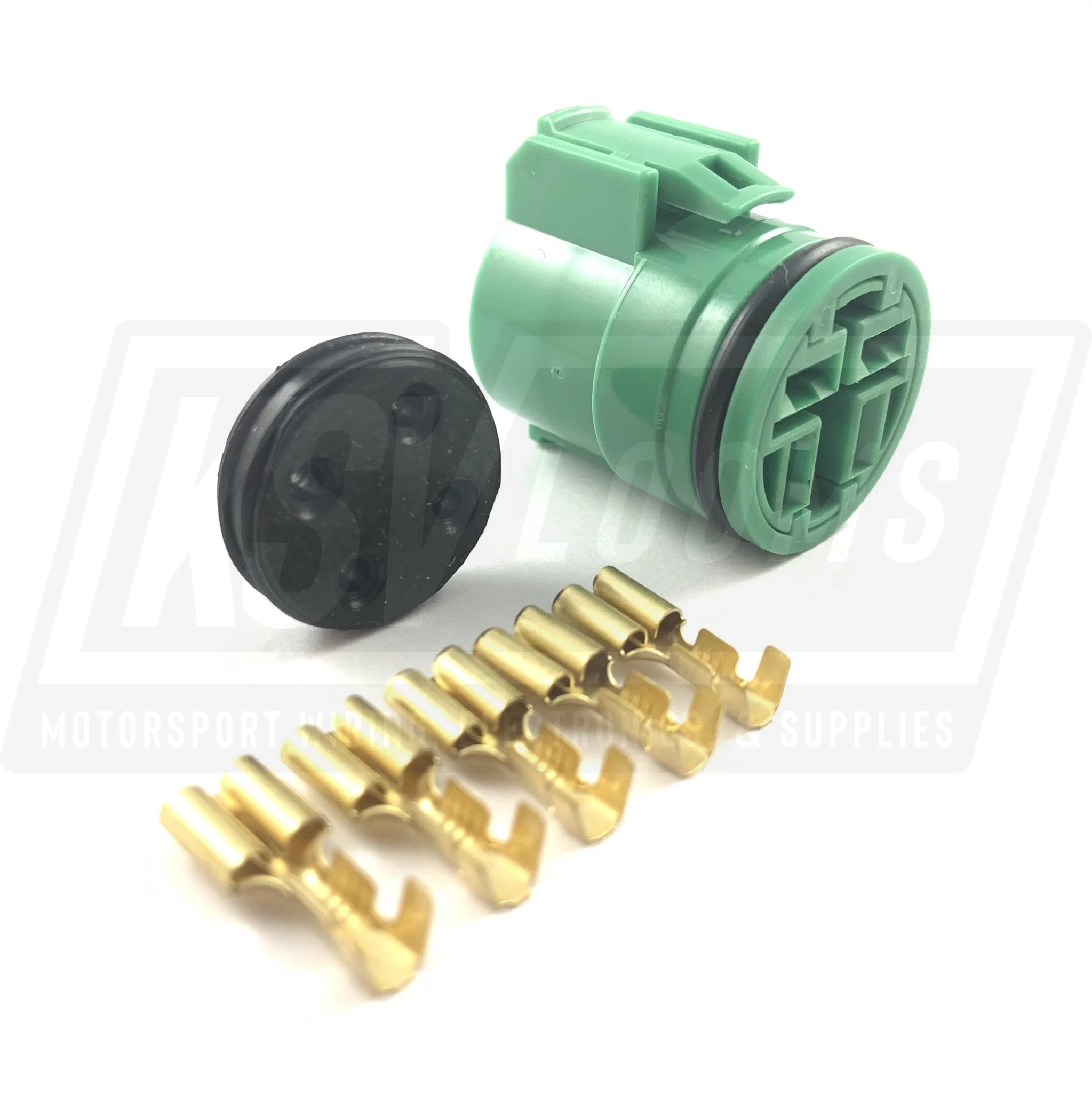 4-Way Connector Kit For Nippon Denso Round Alternator Regulator (20-14 Awg)