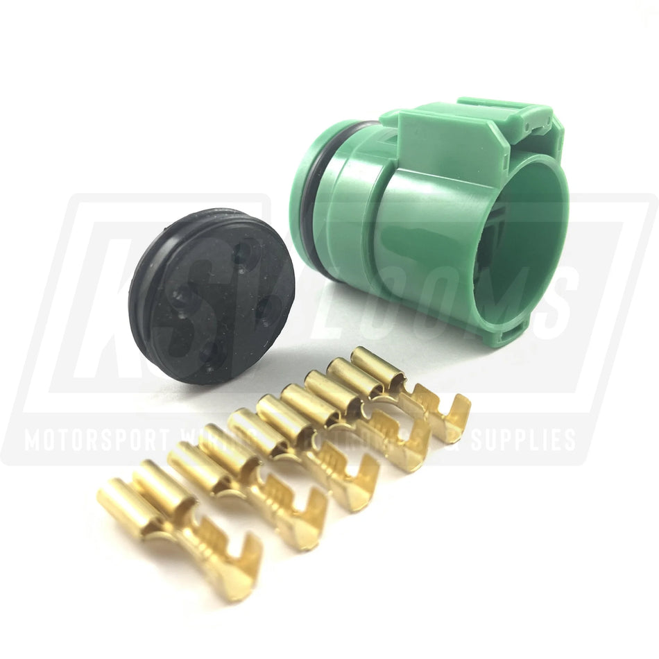 4-Way Connector Kit For Nippon Denso Round Alternator Regulator (20-14 Awg)