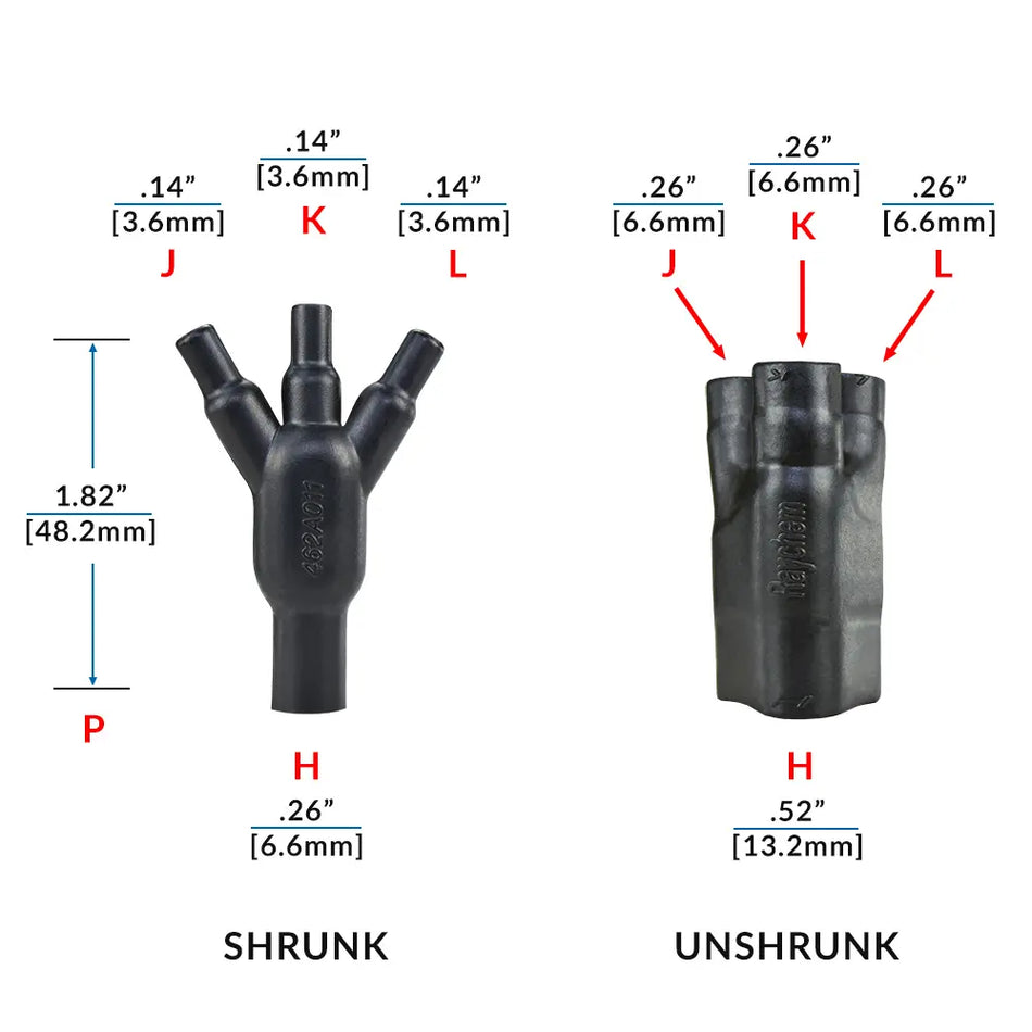462A011-25-0 Raychem/TE Connectivity Shrink Boot
