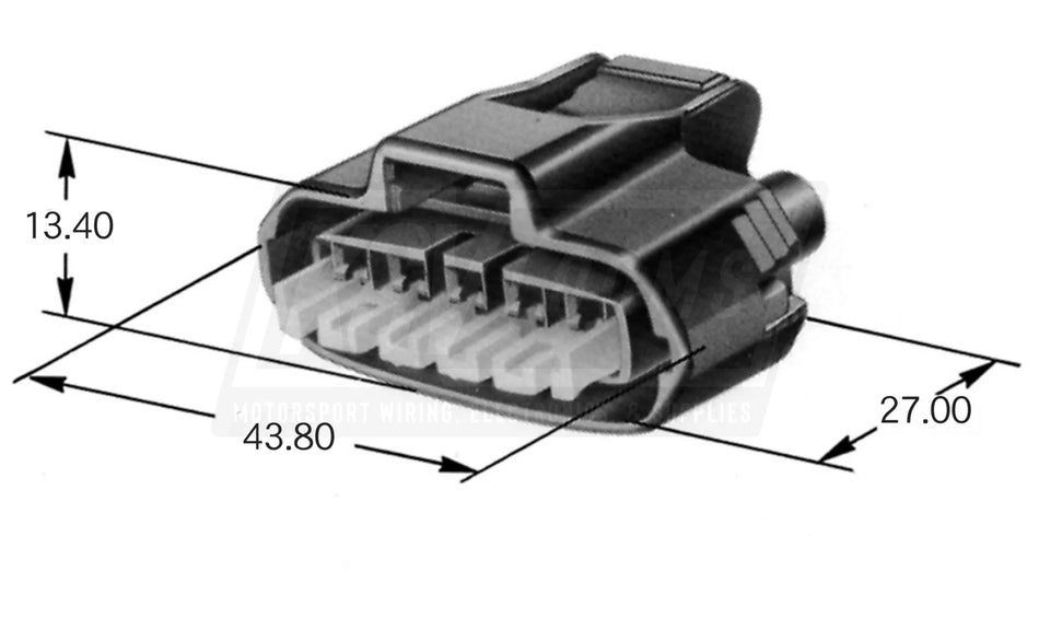 5-Way Connector Kit Sumitomo 7283-1057-30 090II Sealed Series (22-20 AWG)