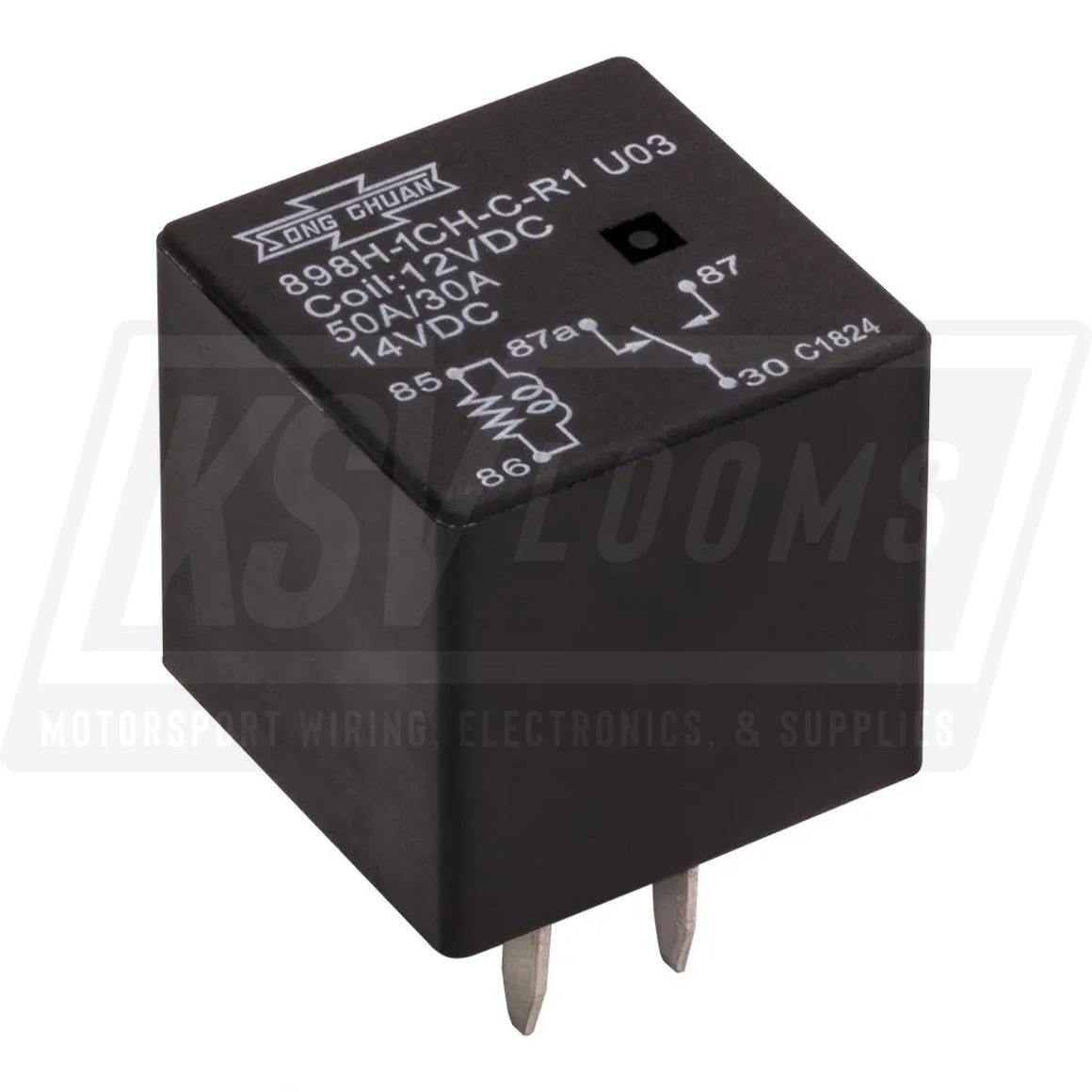 Spdp Mini Relay 50 AMP SPDT 12 VOLT RELAY ISO 280 MINI – KSV Looms