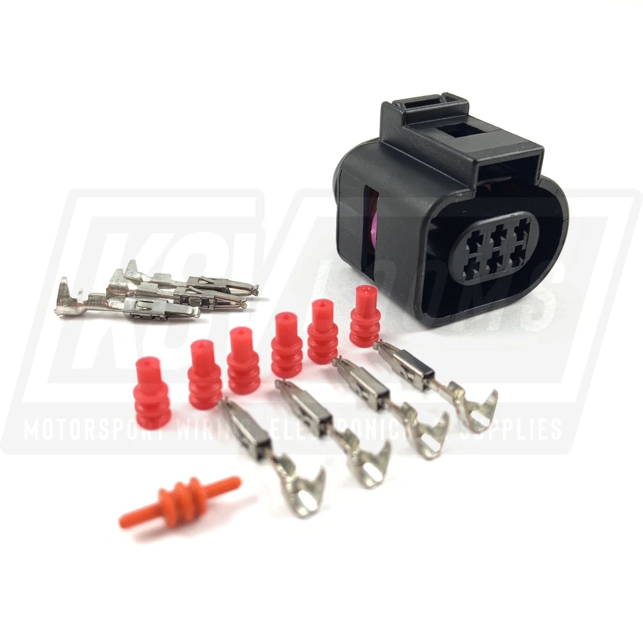 6-Way Connector Kit For Bosch Lsu 4.9 Lambda Sensor (24-20 Awg)