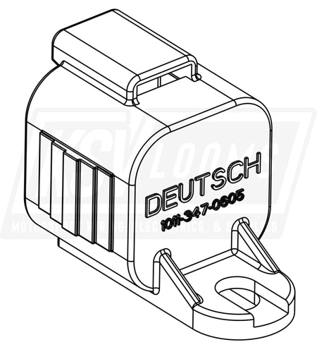 6-Way Dust Cap For Deutsch Dt Plug Dt06-6S Housings