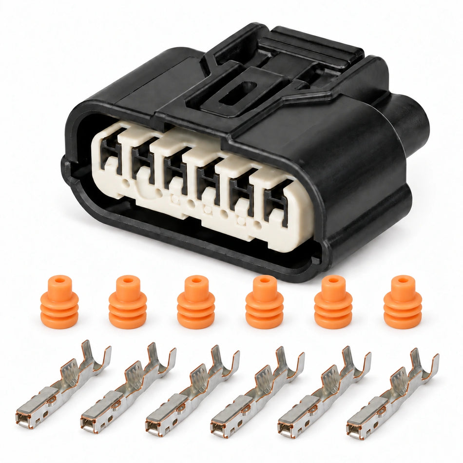 6-Way Connector Kit, Sumitomo 6189-1012 HX 040 Sealed Series (22-20 AWG)