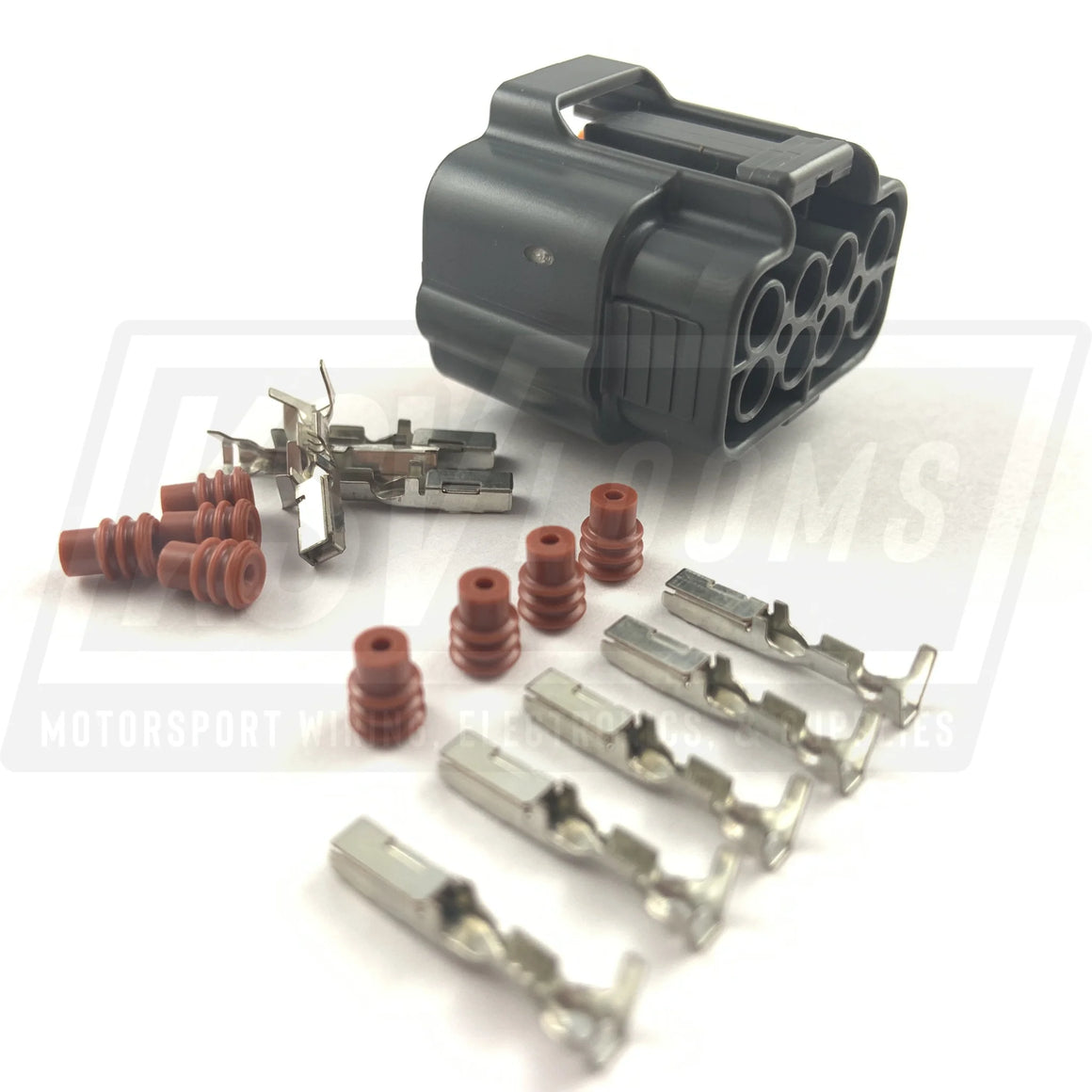 8-Way Connector Kit For Hks Twin Power Dli Ignition Amplifier Box Cdi (22-20 Awg)