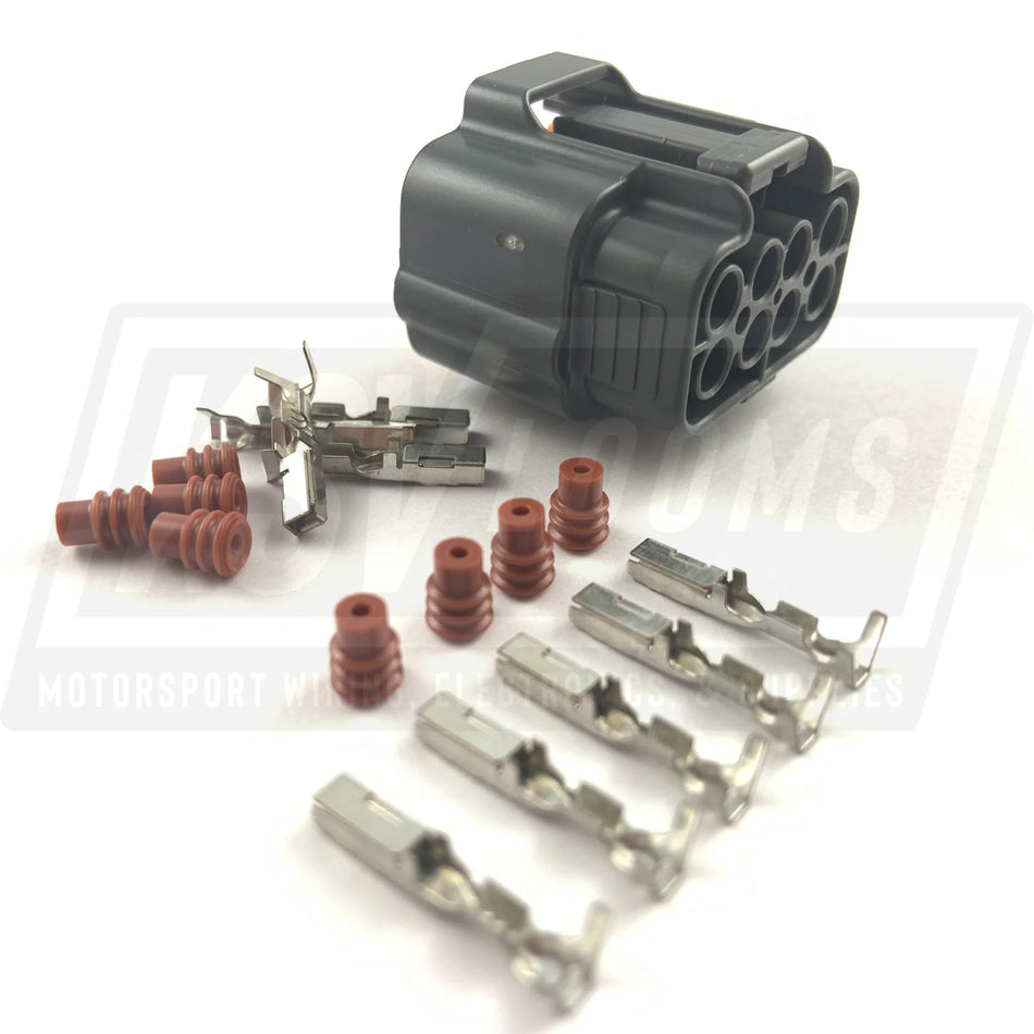 8-Way Connector Kit For Hks Twin Power Dli Ignition Amplifier Box Cdi (22-20 Awg)