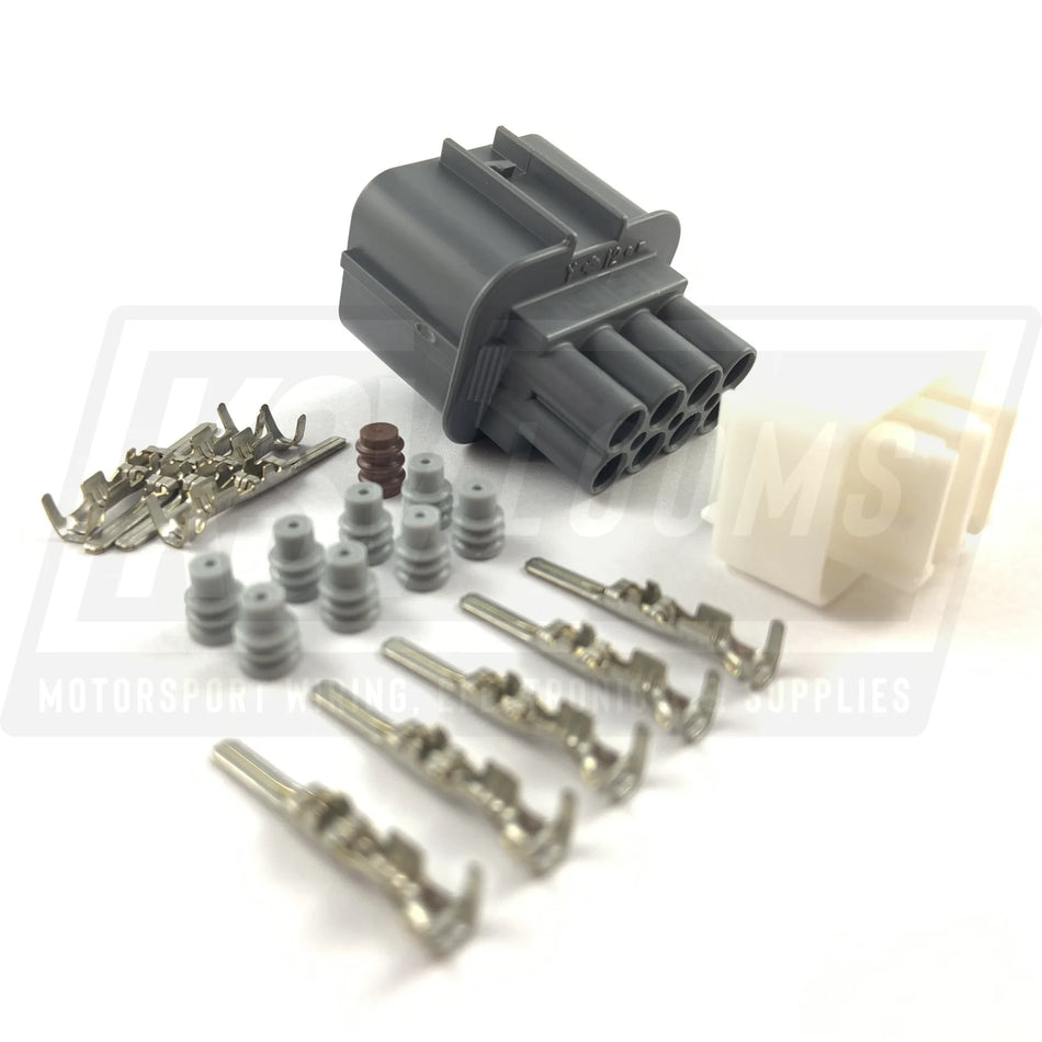 8-Way Connector Kit (Male) For Ntk Lambda Sensor (22-16 Awg)