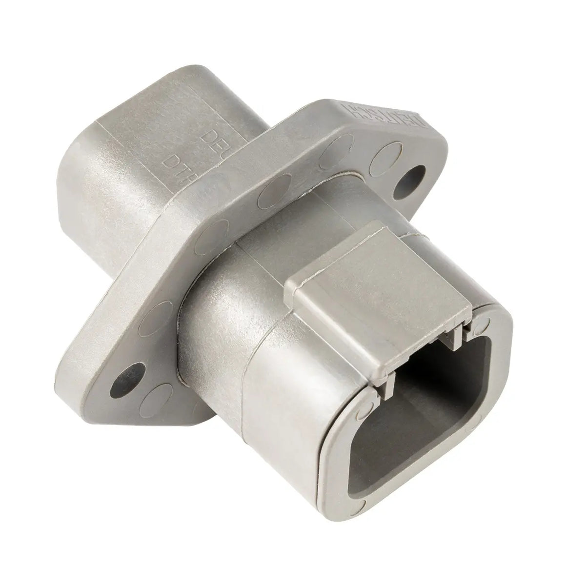 Deutsch DTP04-4P-L012 4-way flanged receptacle housing