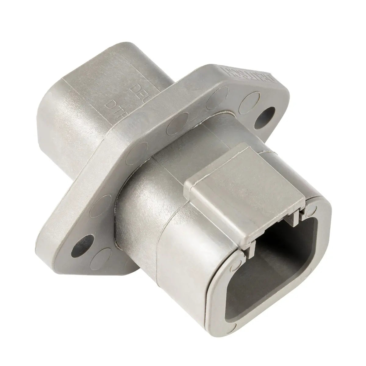 Deutsch DTP04-4P-L012 4-way flanged receptacle housing