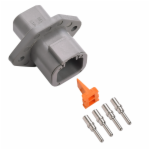 DTP flanged receptacle connector kit
