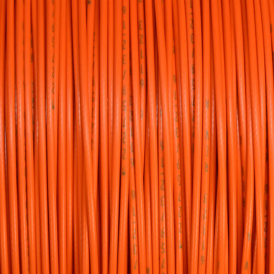 16 AWG Orange Tefzel Wire M22759/32-16-3