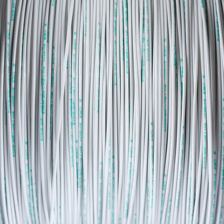 M22759/16-16-9 White 16 AWG Tefzel wire