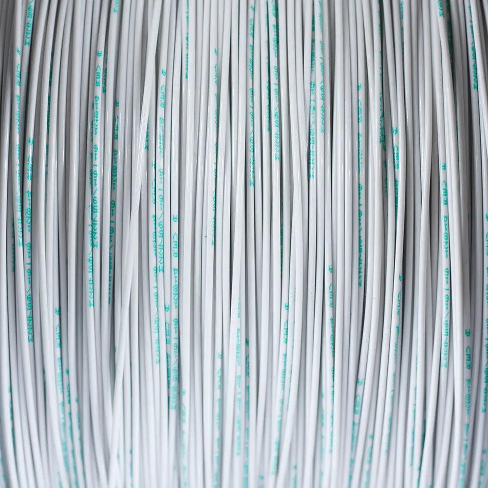 M22759/16-16-9 White 16 AWG Tefzel wire