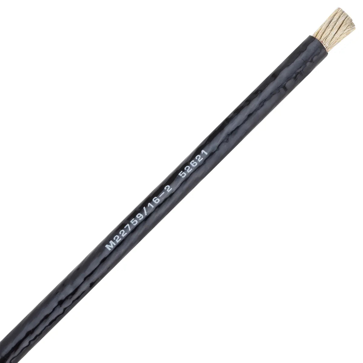 2 AWG Black Tefzel Wire M22759/16-2-0