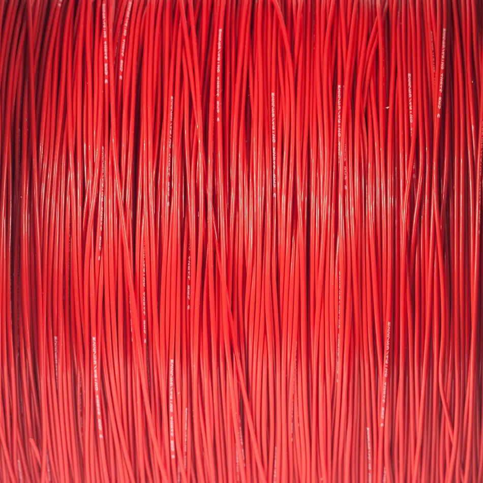 M22759/16-20-2 Red 20 AWG Tefzel wire