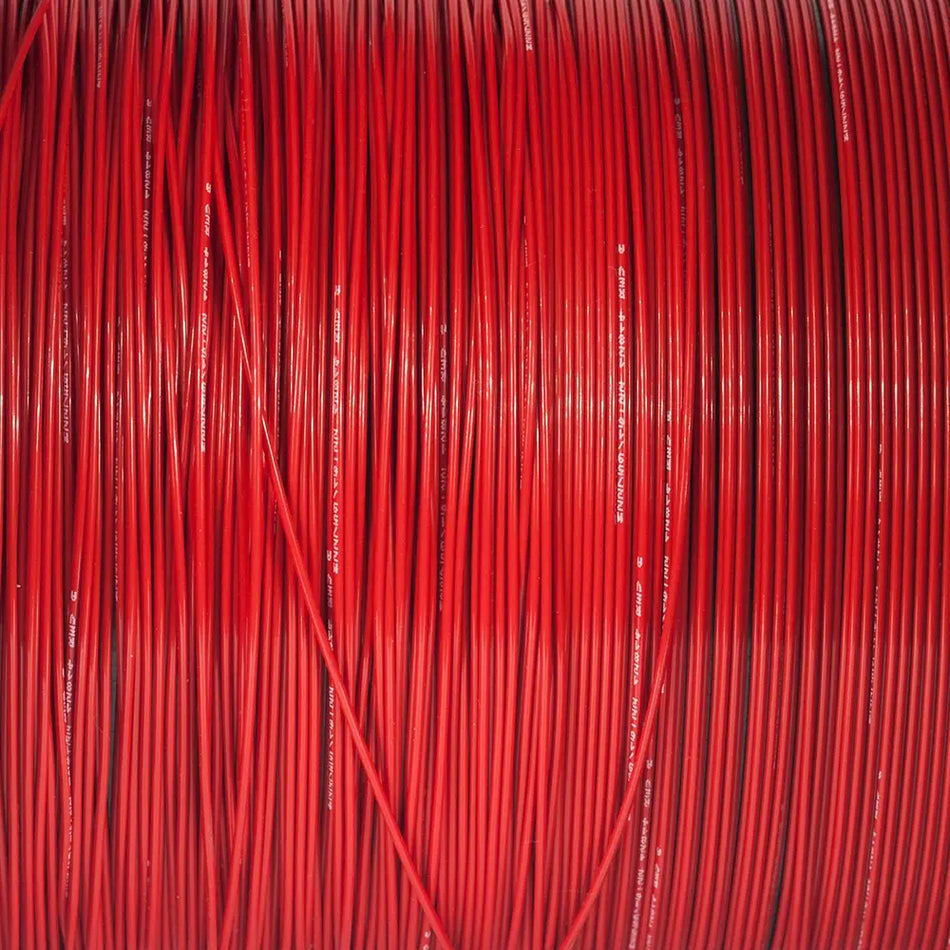 M22759/16-22-2 Red Tefzel Wire 22 AWG