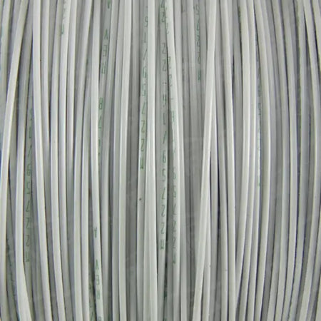 M22759/16-22-9 White Tefzel Wire 22 AWG
