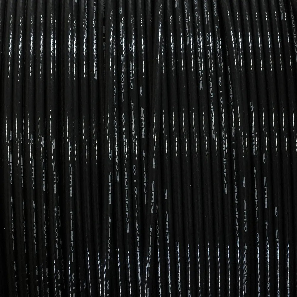 8 AWG Black Tefzel Wire M22759/16-8-0