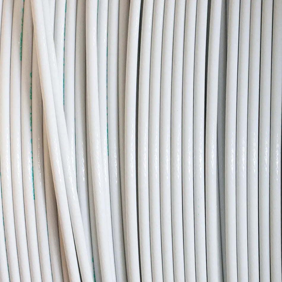 8 AWG White Tefzel Wire M22759/16-8-9